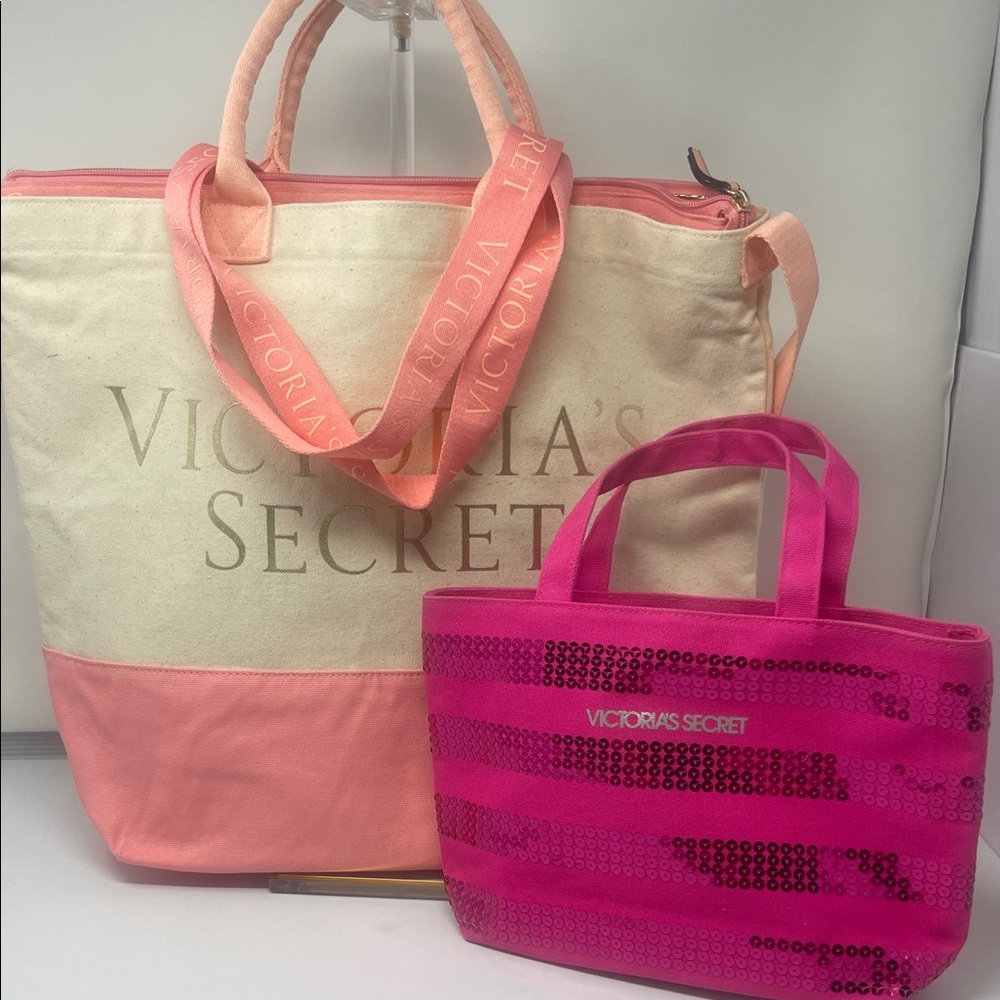 Victoria's Secret Insulated and small Tote Duo